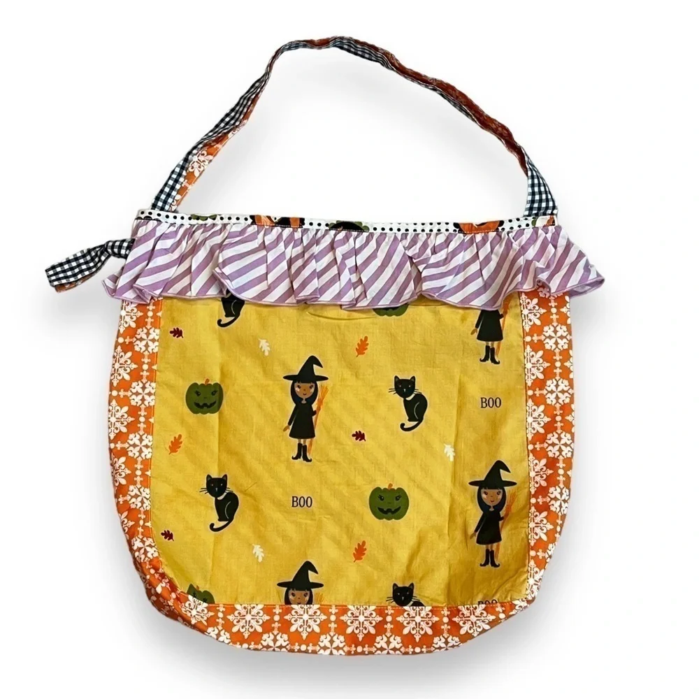 Matilda Jane Hocus Pocus Something Brewing Halloween Joey Treat Bag Mixed Print